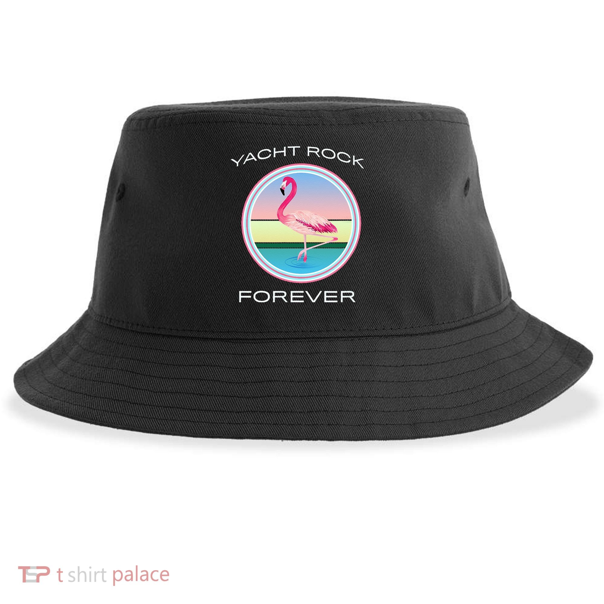 Yacht Rock Forever 80s Retro Style Sustainable Bucket Hat