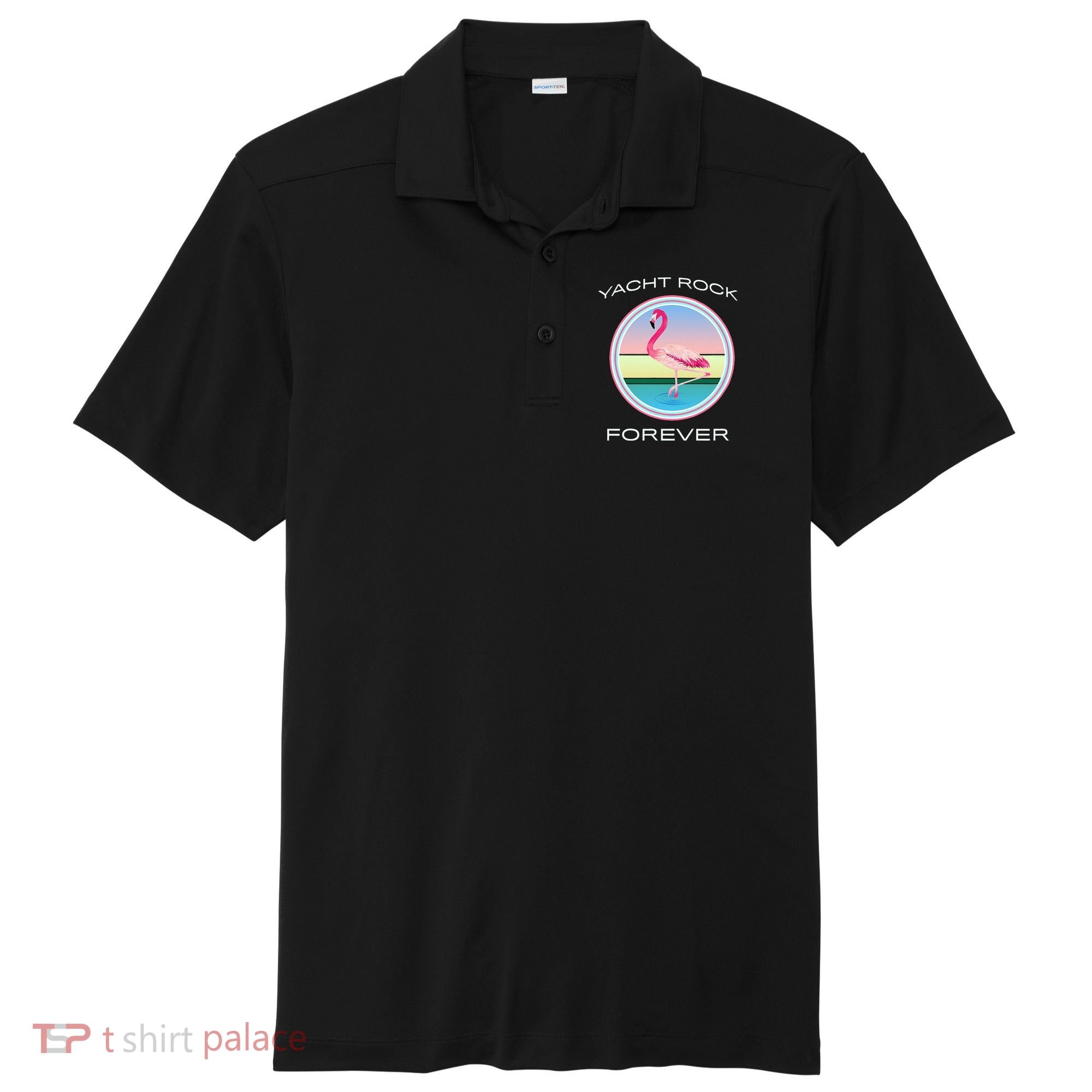 Yacht Rock Forever 80s Retro Style Sport-Tek Posi-UV Pro Polo