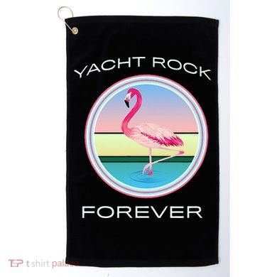 Yacht Rock Forever 80s Retro Style Golf Towel