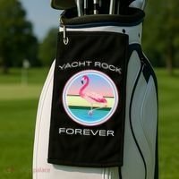 Yacht Rock Forever 80s Retro Style Golf Towel thumb 2