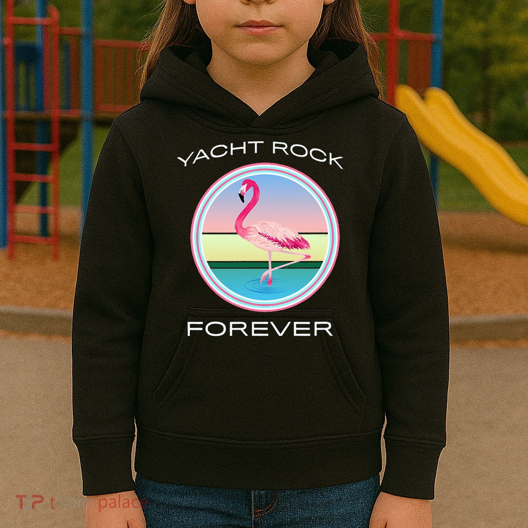 Yacht Rock Forever 80s Retro Style Kids Hoodie