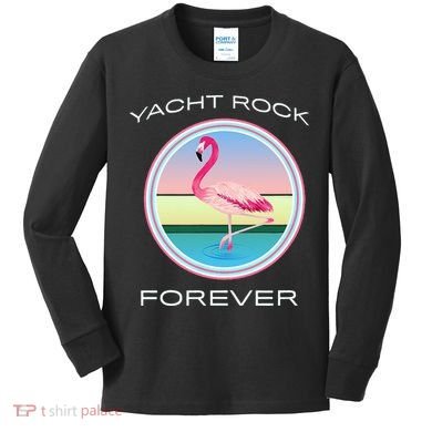 Yacht Rock Forever 80s Retro Style Kids Long Sleeve Shirt