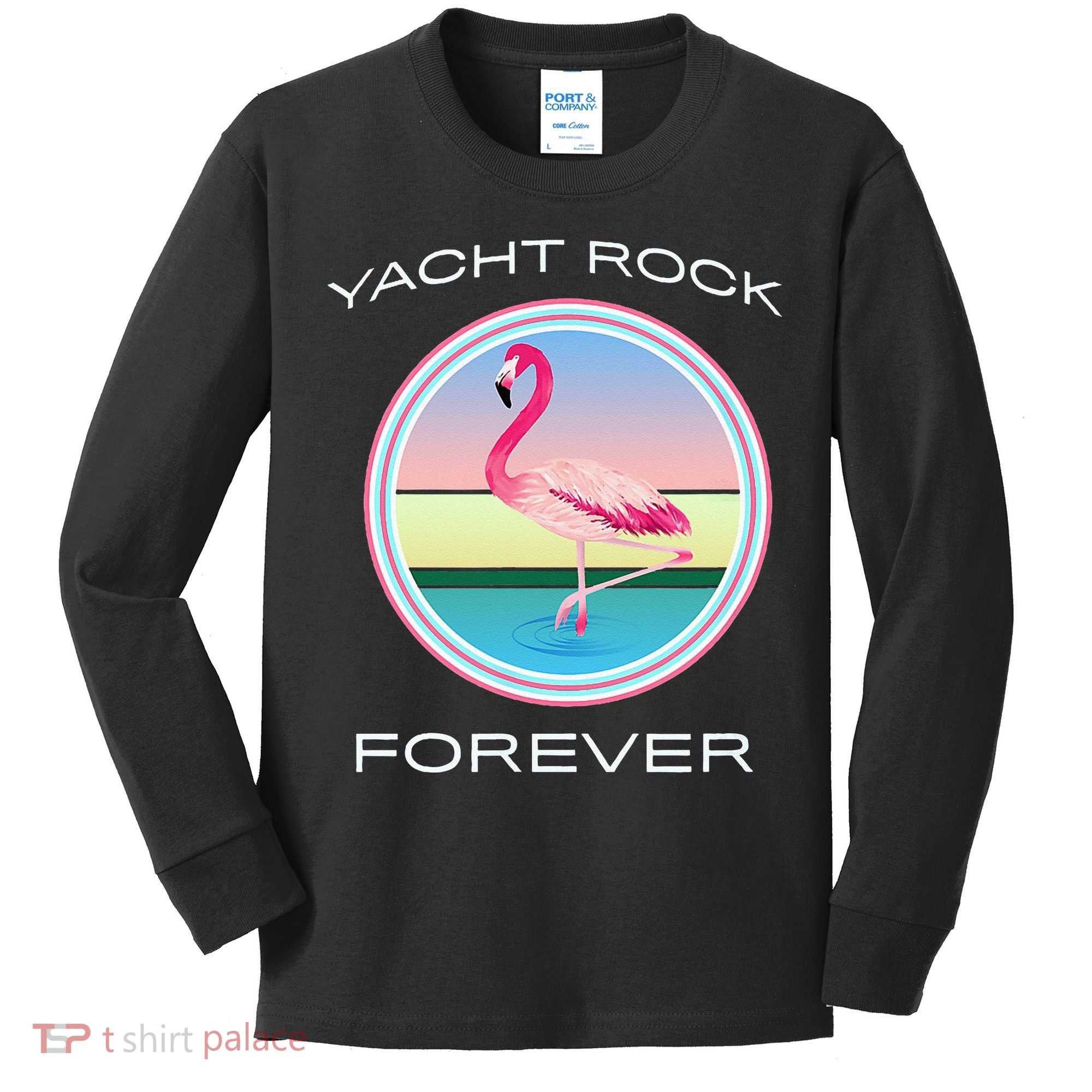 Yacht Rock Forever 80s Retro Style Kids Long Sleeve Shirt