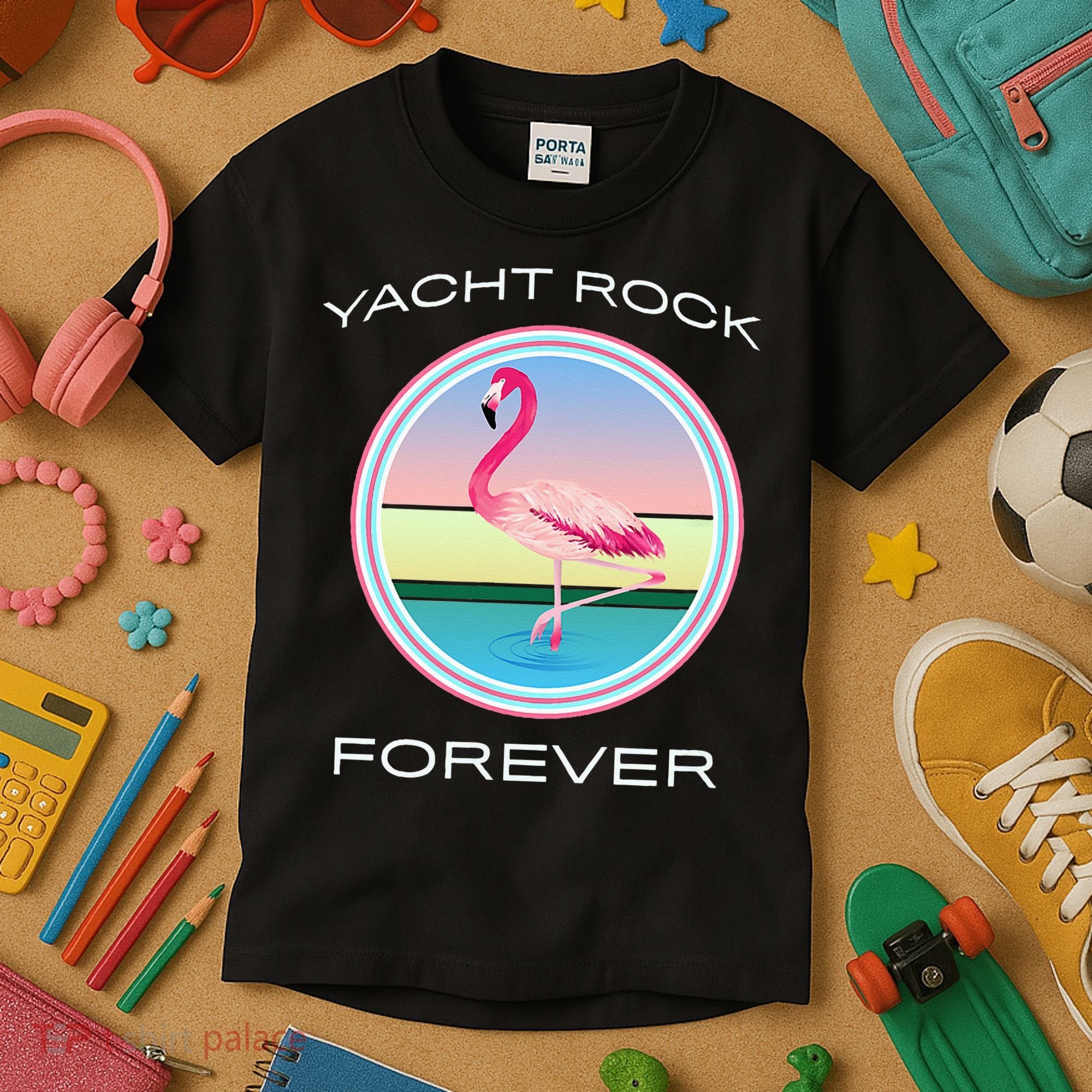 Yacht Rock Forever 80s Retro Style Kids T-Shirt