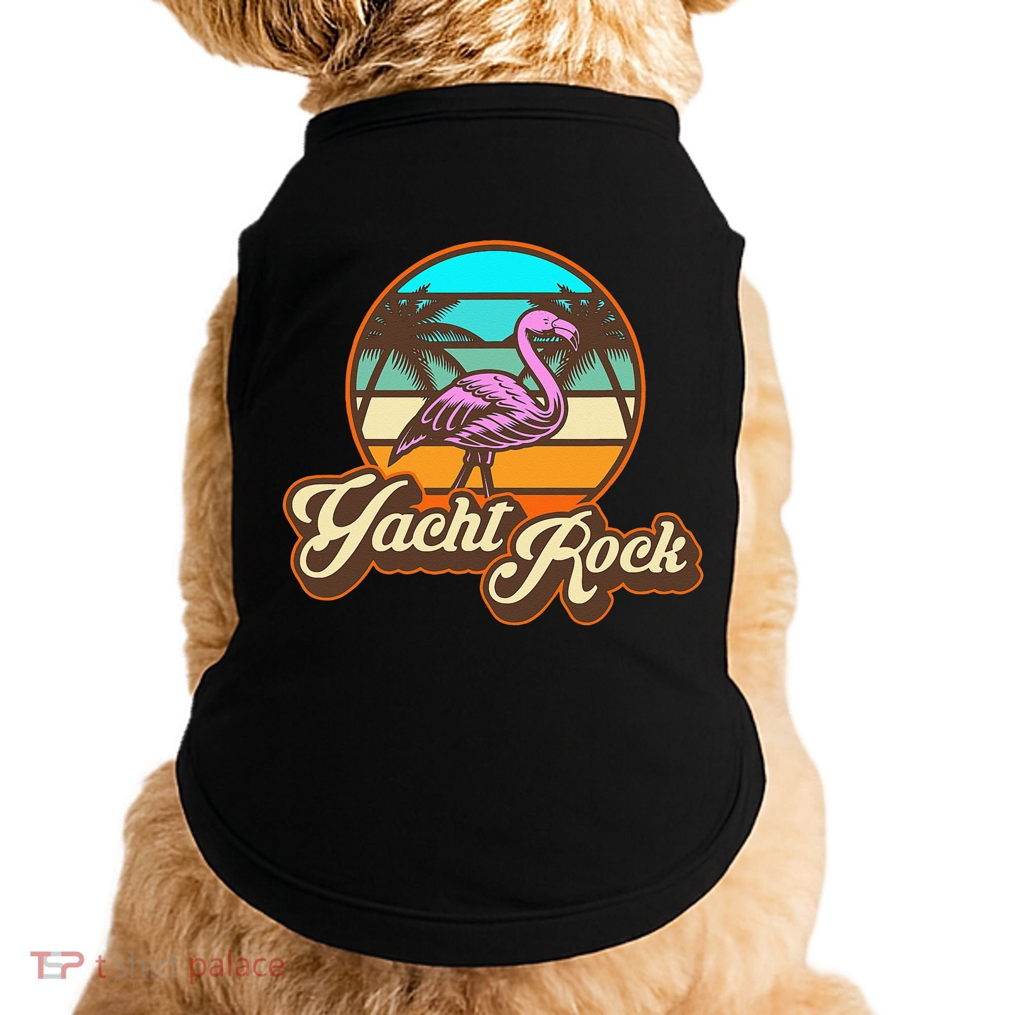 Yacht Rock Forever 70s 80s Retro Doggie Tank