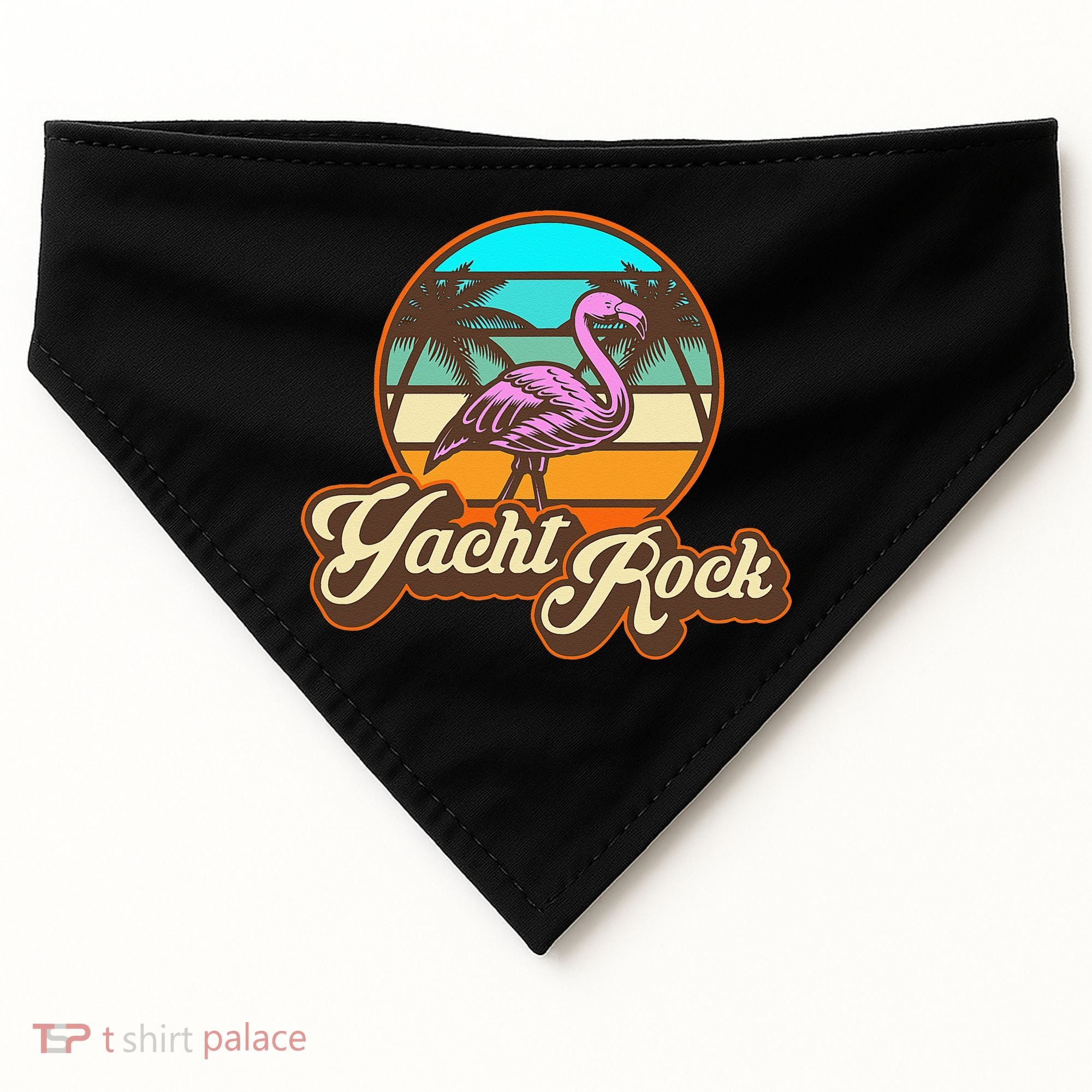 Yacht Rock Forever 70s 80s Retro USA-Made Doggie Bandana