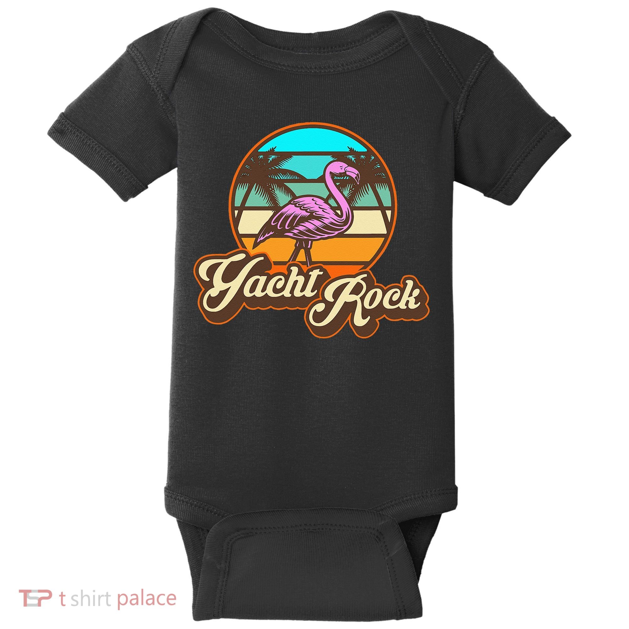 Yacht Rock Forever 70s 80s Retro Baby Bodysuit