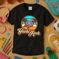 Yacht Rock Forever 70s 80s Retro Kids T-Shirt thumb 3