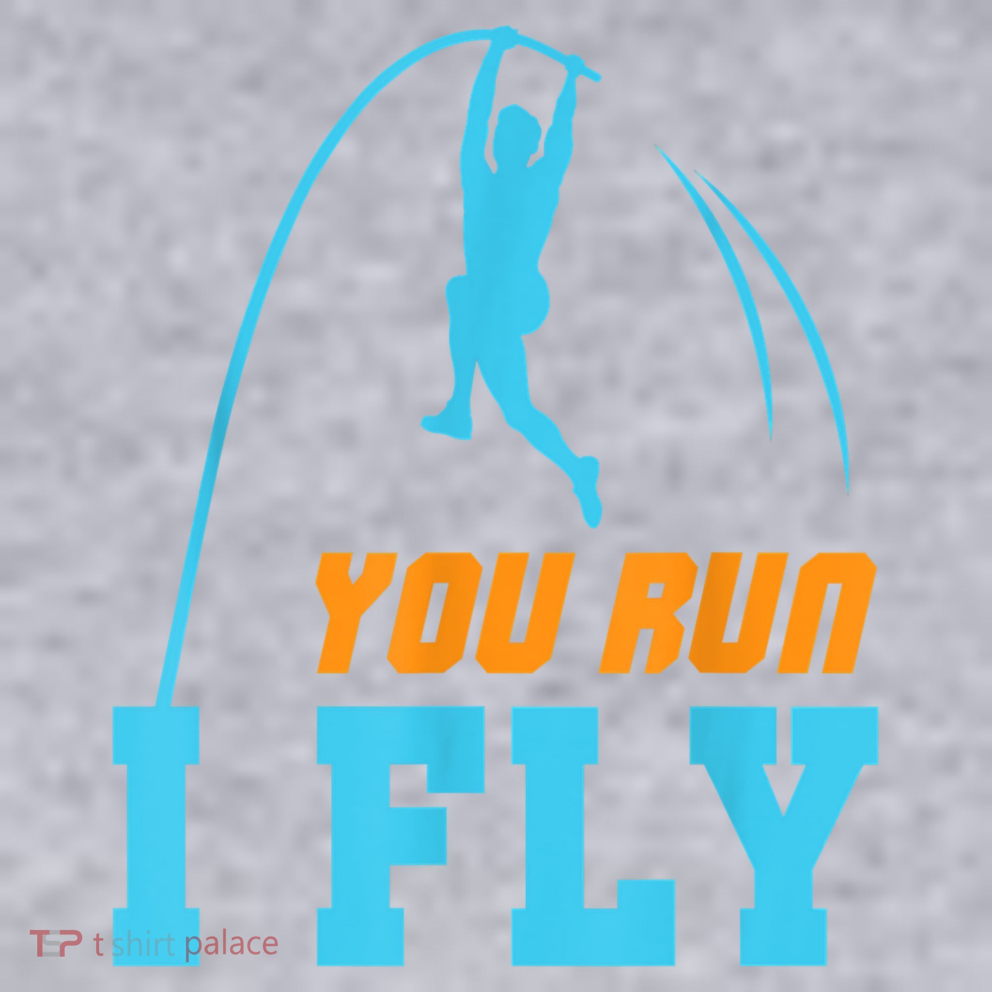 You Run I Fly Cool Pole Vault Polevault Jump Jumper Athlete Women's Sweatshirt