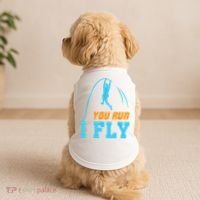 You Run I Fly Cool Pole Vault Polevault Jump Jumper Athlete Doggie Tank thumb 2