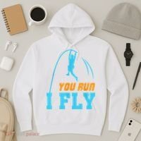 You Run I Fly Cool Pole Vault Polevault Jump Jumper Athlete Hoodie thumb 3
