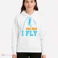 You Run I Fly Cool Pole Vault Polevault Jump Jumper Athlete Hoodie thumb 5