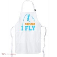 You Run I Fly Cool Pole Vault Polevault Jump Jumper Athlete Apron thumb 0