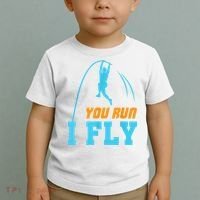 You Run I Fly Cool Pole Vault Polevault Jump Jumper Athlete Toddler T-Shirt thumb 2