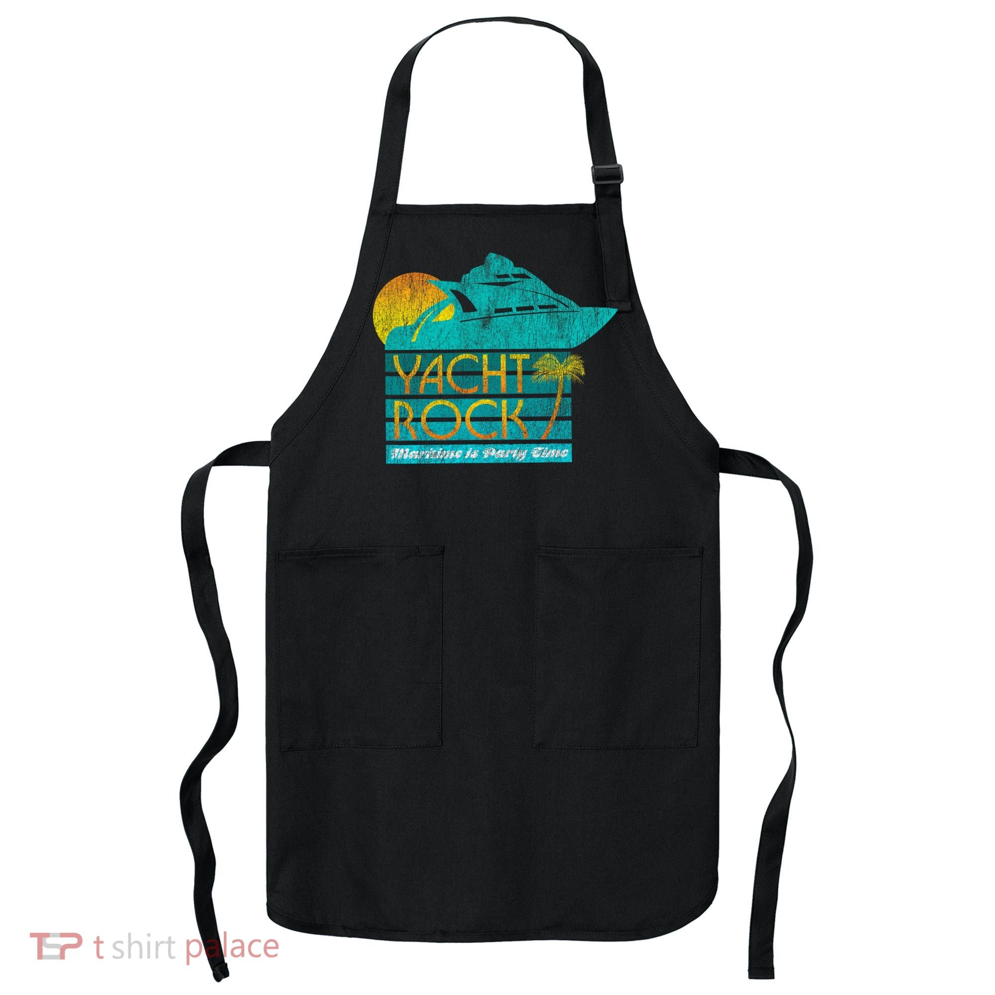 Yacht Rock Party Boat Drinking Maritime Apron