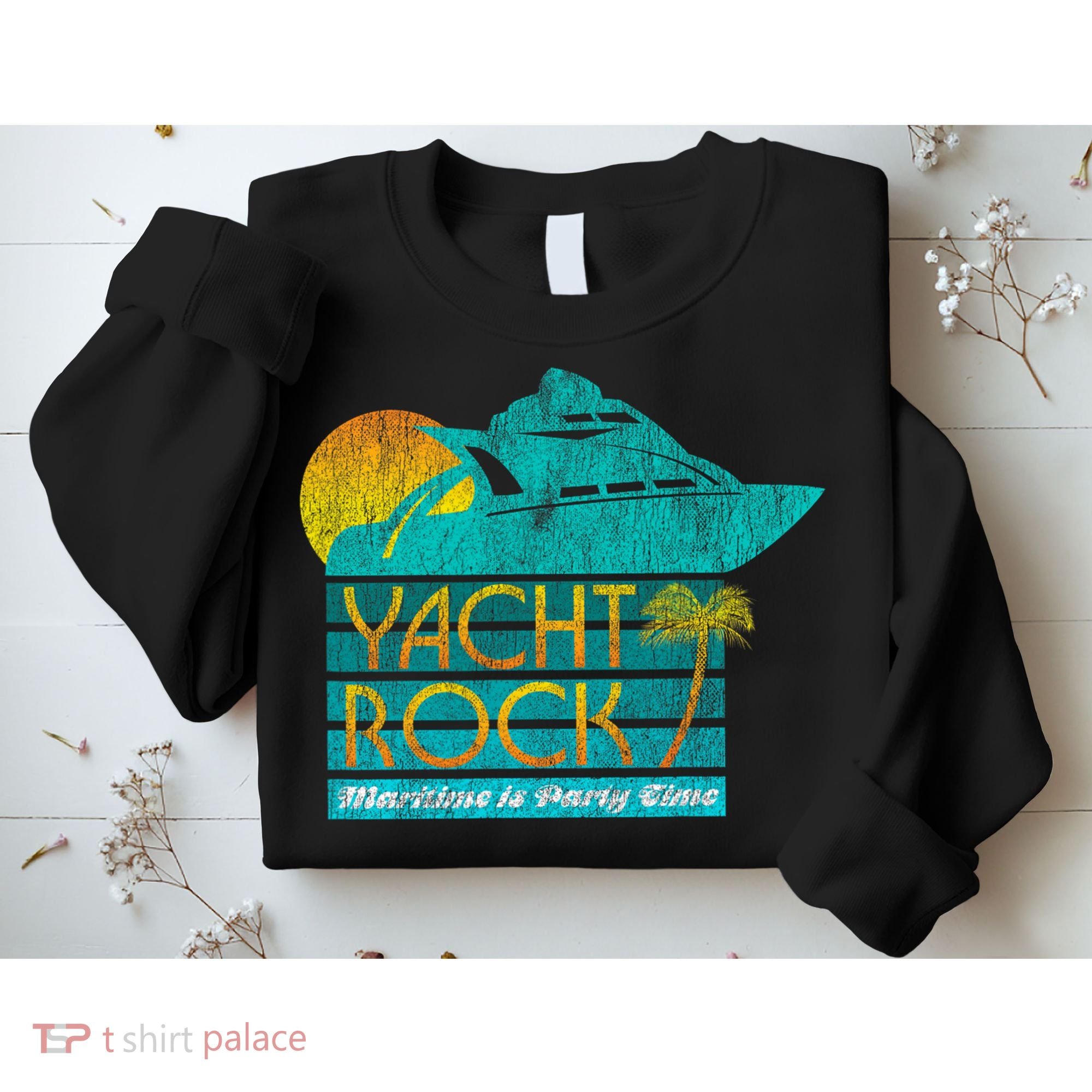 Yacht Rock Party Boat Drinking Maritime Sweatshirt
