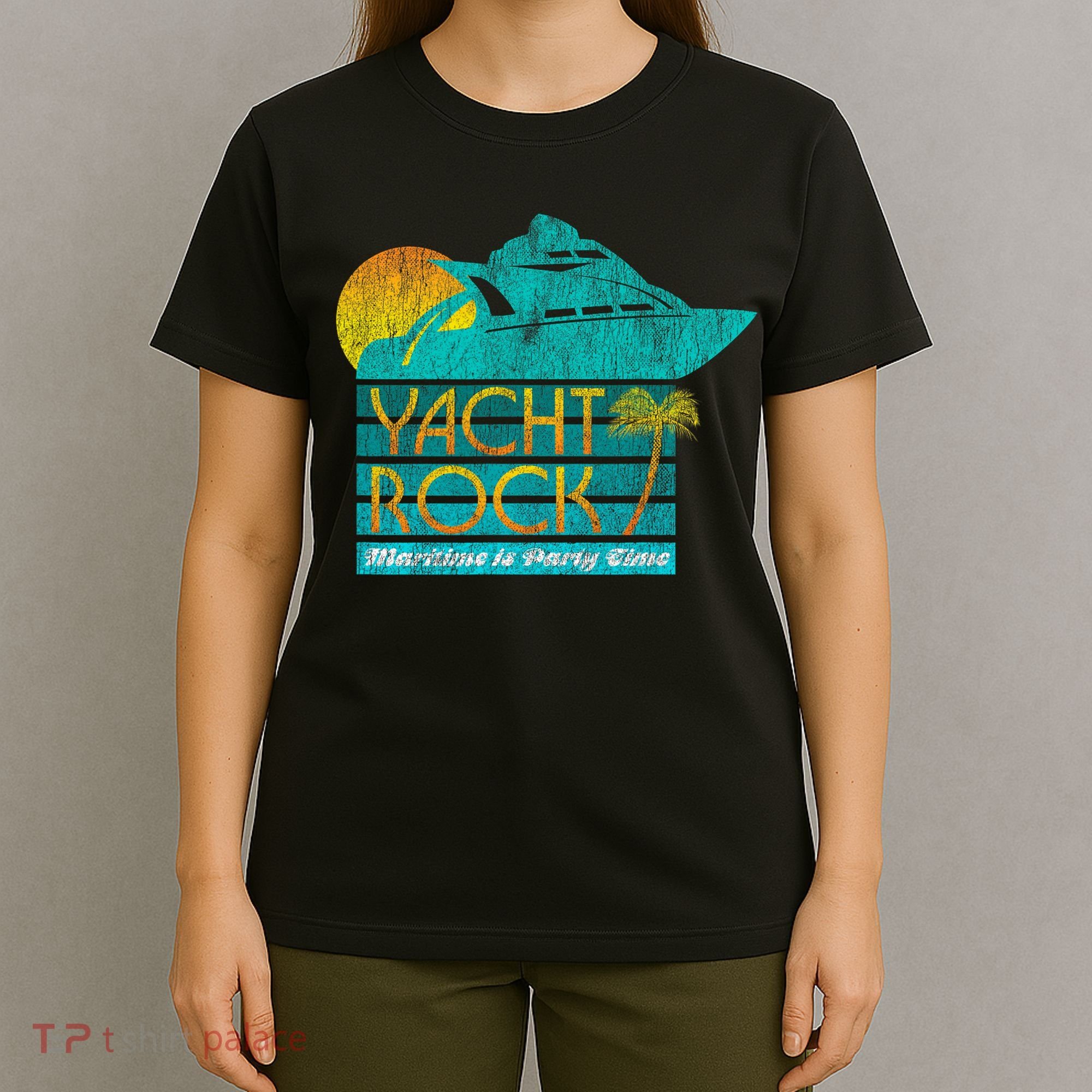 Yacht Rock Party Boat Drinking Maritime T-Shirt