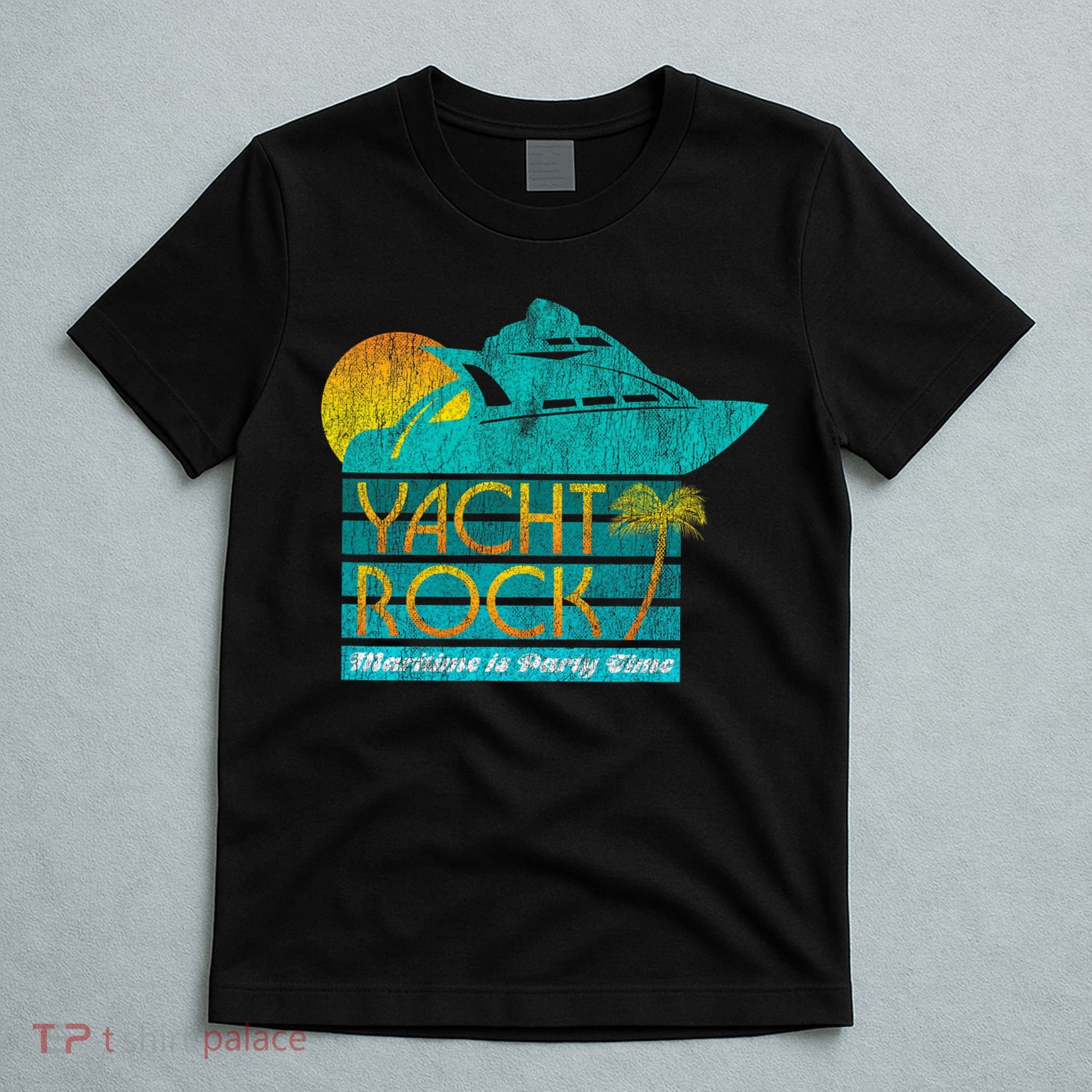 Yacht Rock Party Boat Drinking Maritime T-Shirt