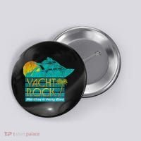 Yacht Rock Party Boat Drinking Maritime Button thumb 0