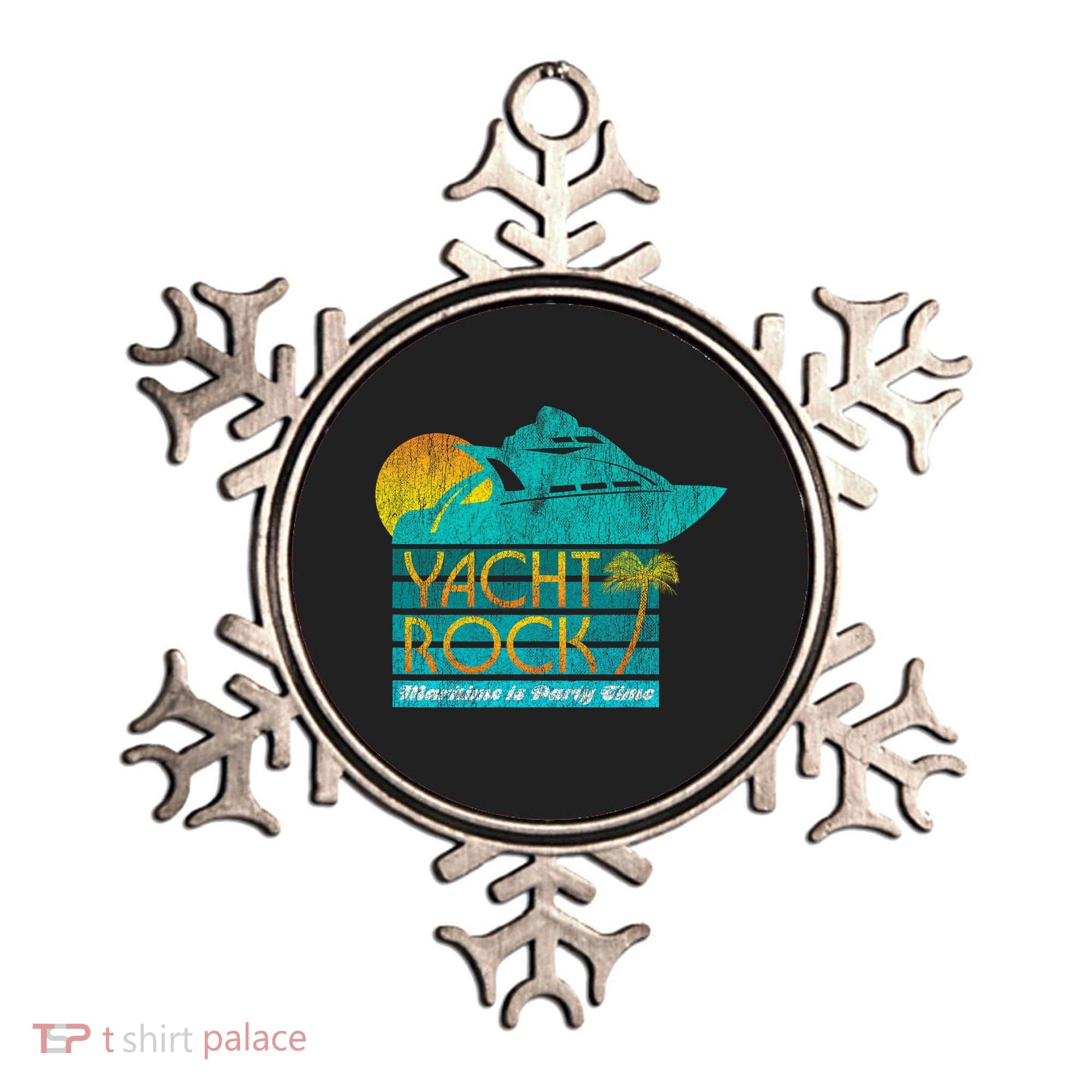 Yacht Rock Party Boat Drinking Maritime Ornament