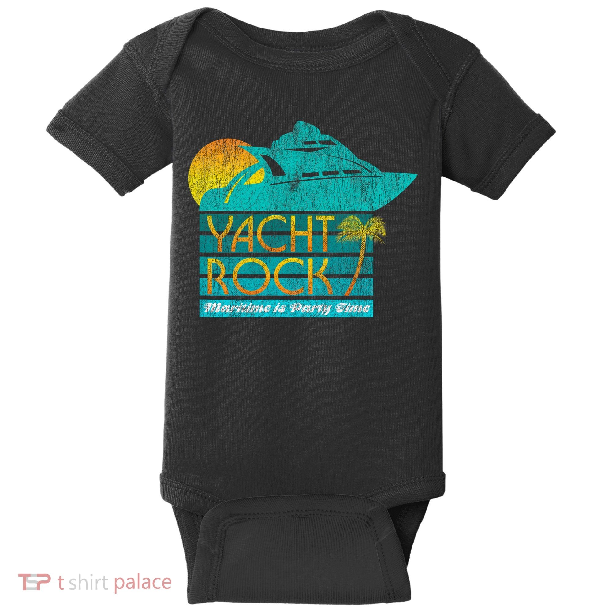 Yacht Rock Party Boat Drinking Maritime Baby Bodysuit
