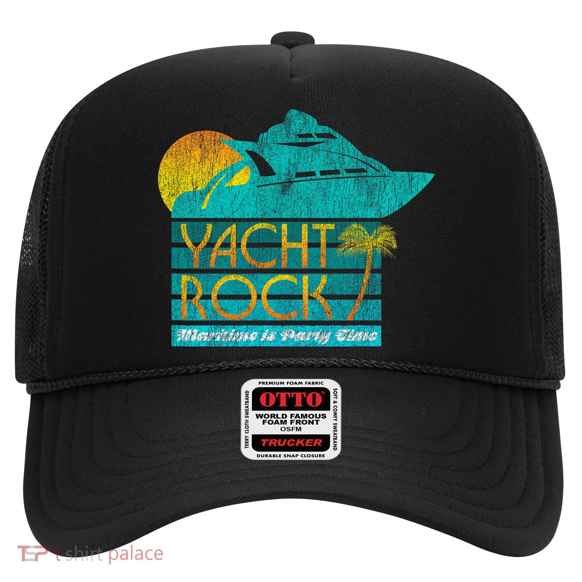 Yacht Rock Party Boat Drinking Maritime Hat
