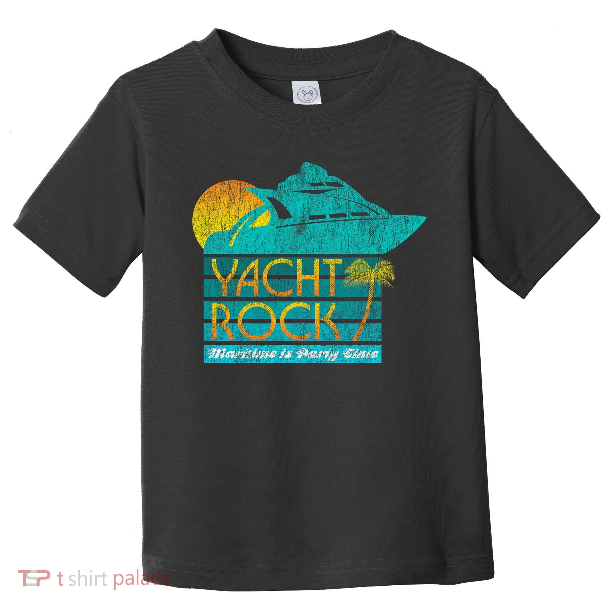 Yacht Rock Party Boat Drinking Maritime Toddler T-Shirt