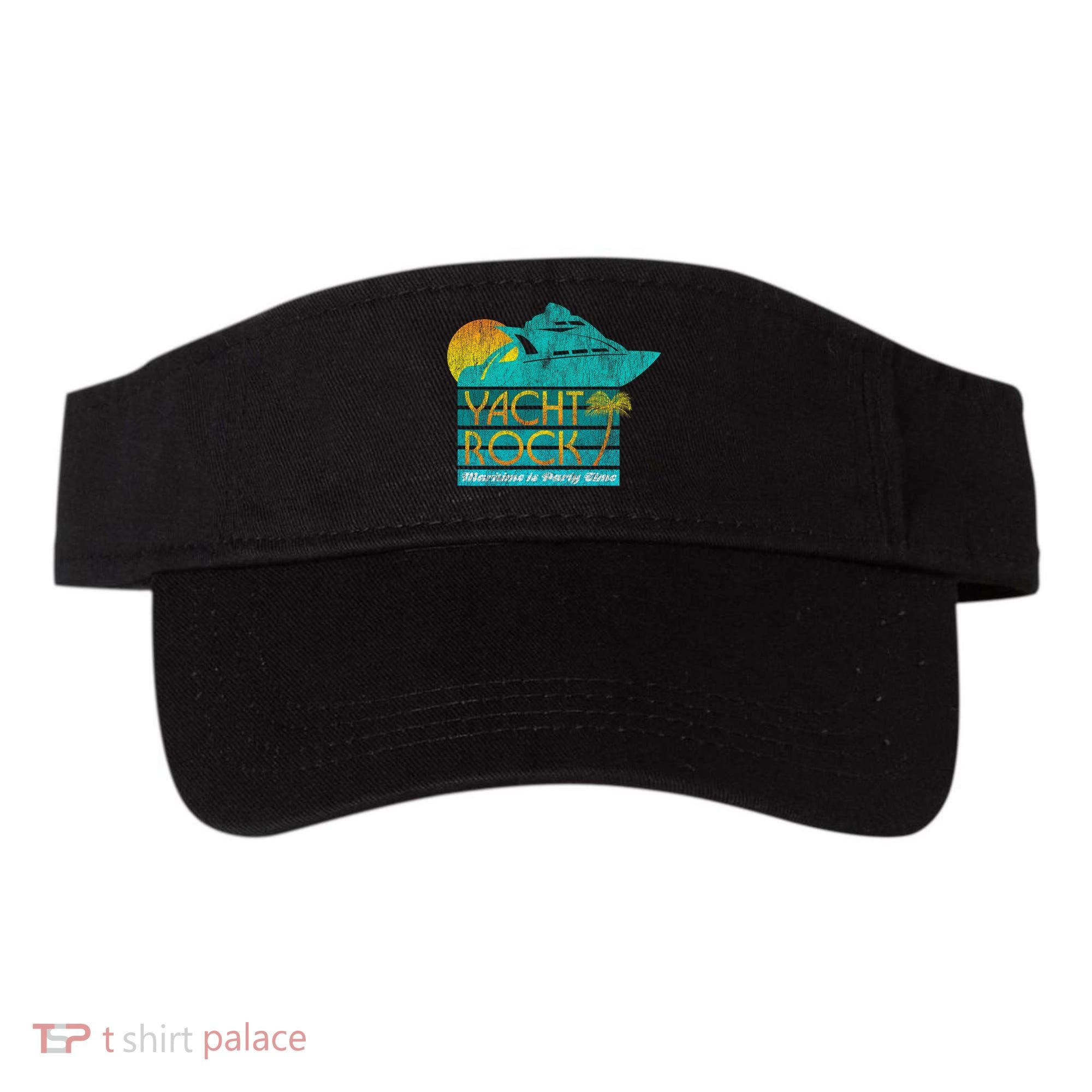 Yacht Rock Party Boat Drinking Maritime Visor