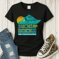 Yacht Rock Party Boat Drinking Maritime Women's T-Shirt thumb 3