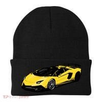 Yellow Racing Sports Car Beanie thumb 0