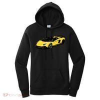 Yellow Racing Sports Car Women's Hoodie thumb 0