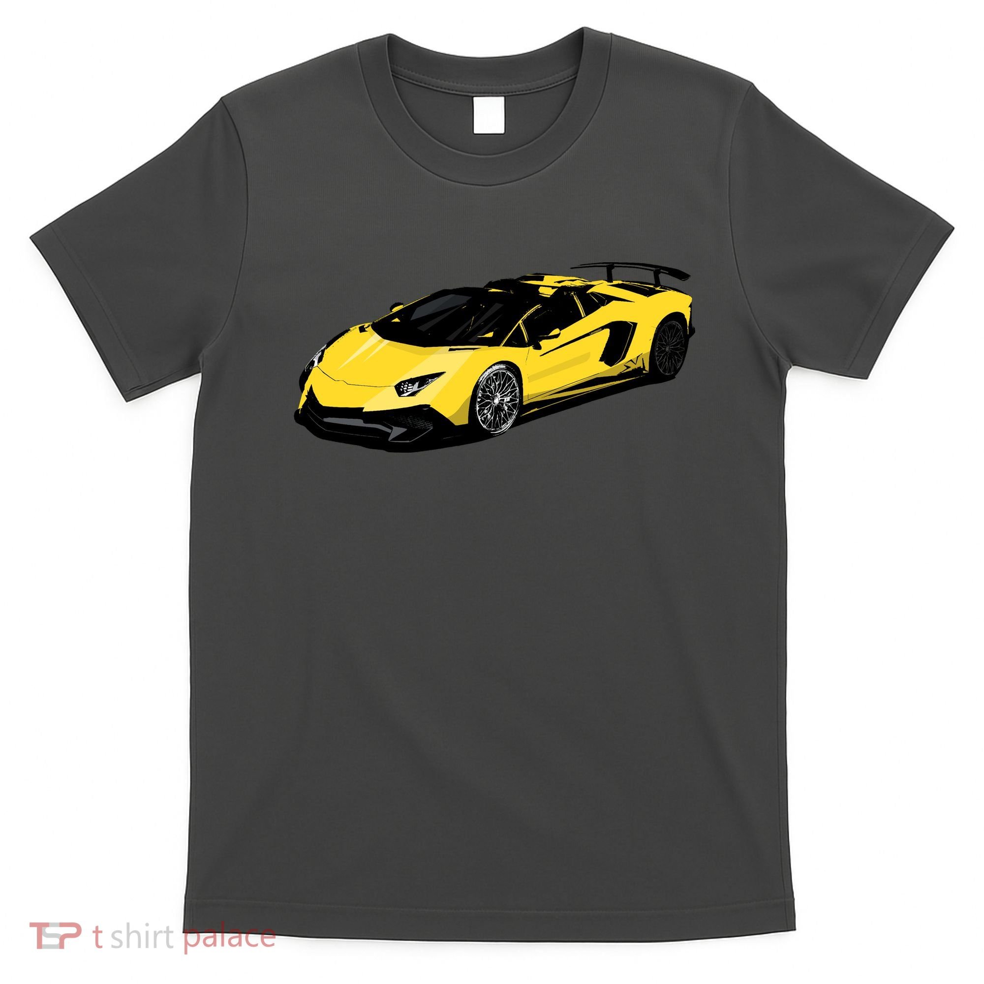 Yellow Racing Sports Car T-Shirt