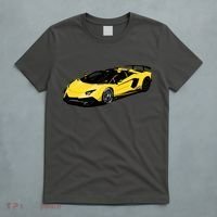 Yellow Racing Sports Car T-Shirt thumb 5