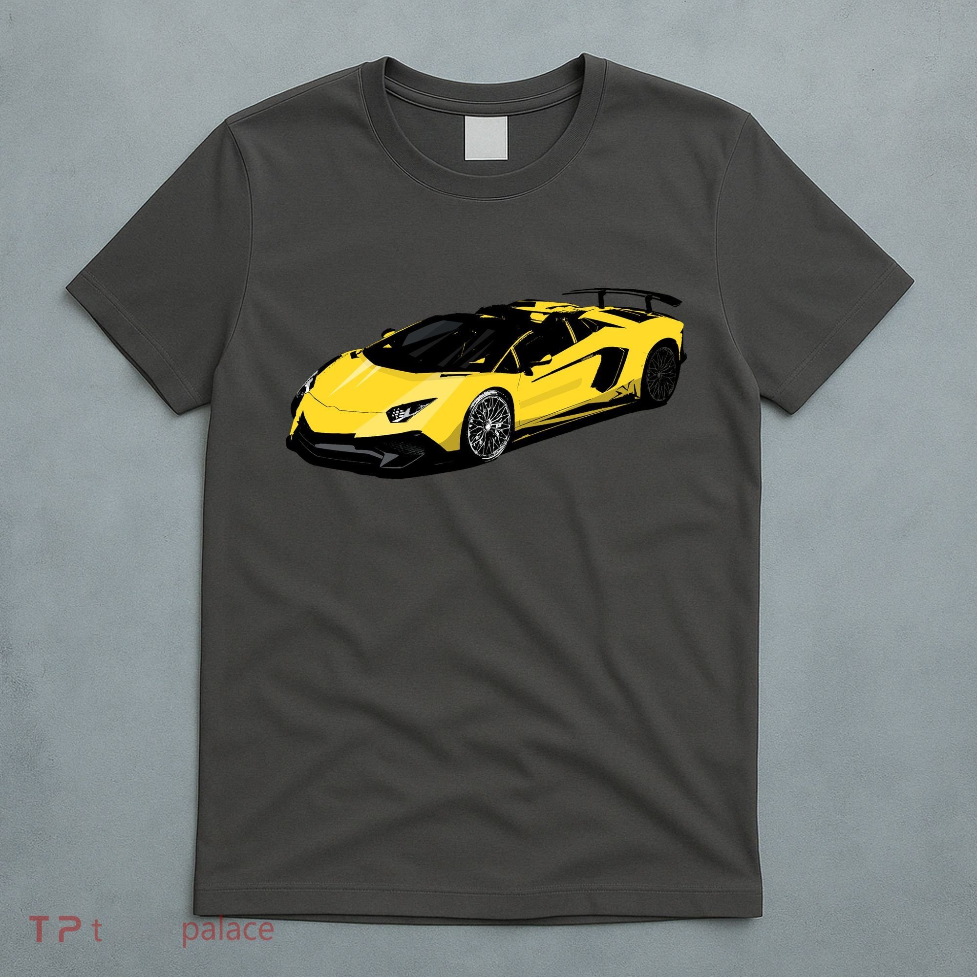 Yellow Racing Sports Car T-Shirt