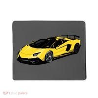 Yellow Racing Sports Car Mousepad thumb 0