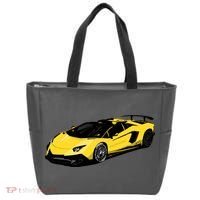 Yellow Racing Sports Car Tote Bag thumb 0