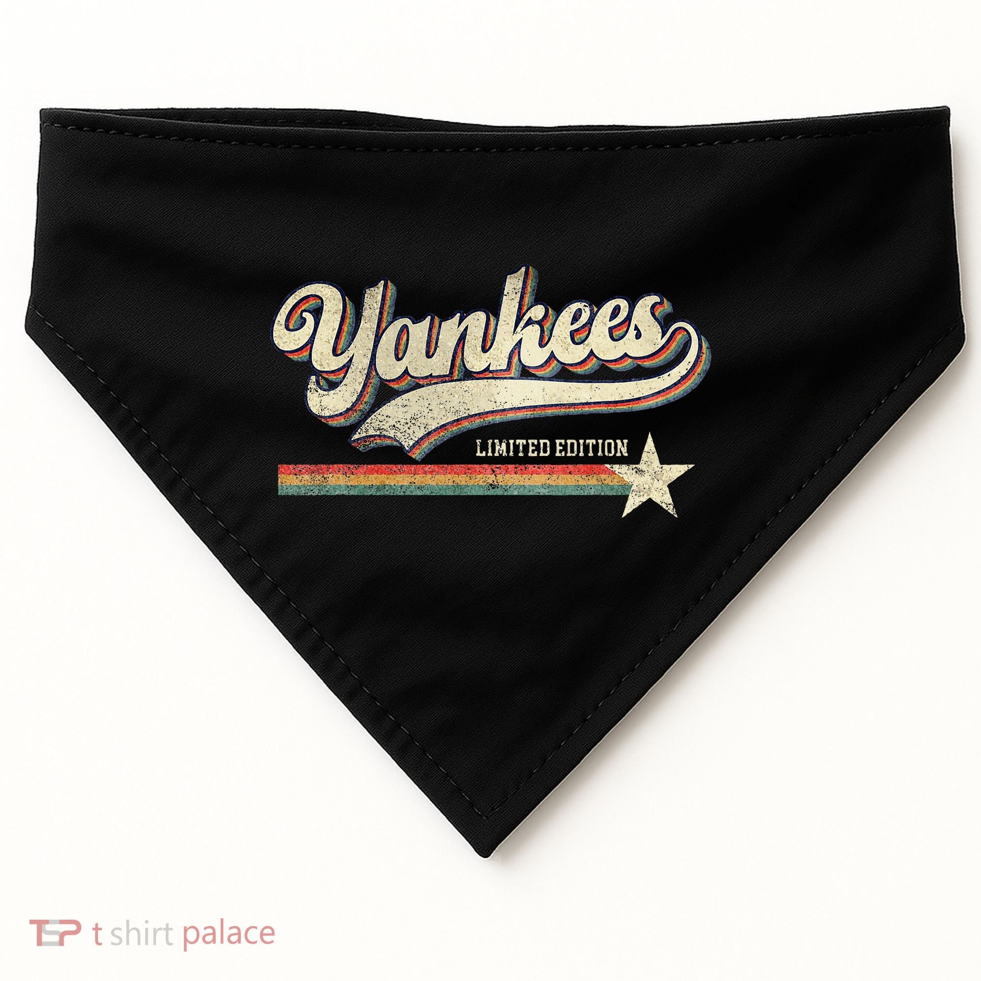 Yankee Retro Style 70s 80s First Name USA-Made Doggie Bandana