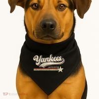 Yankee Retro Style 70s 80s First Name USA-Made Doggie Bandana thumb 1