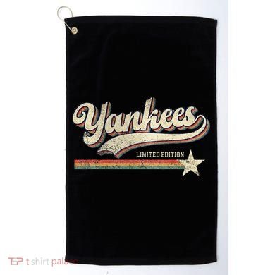 Yankee Retro Style 70s 80s First Name Golf Towel