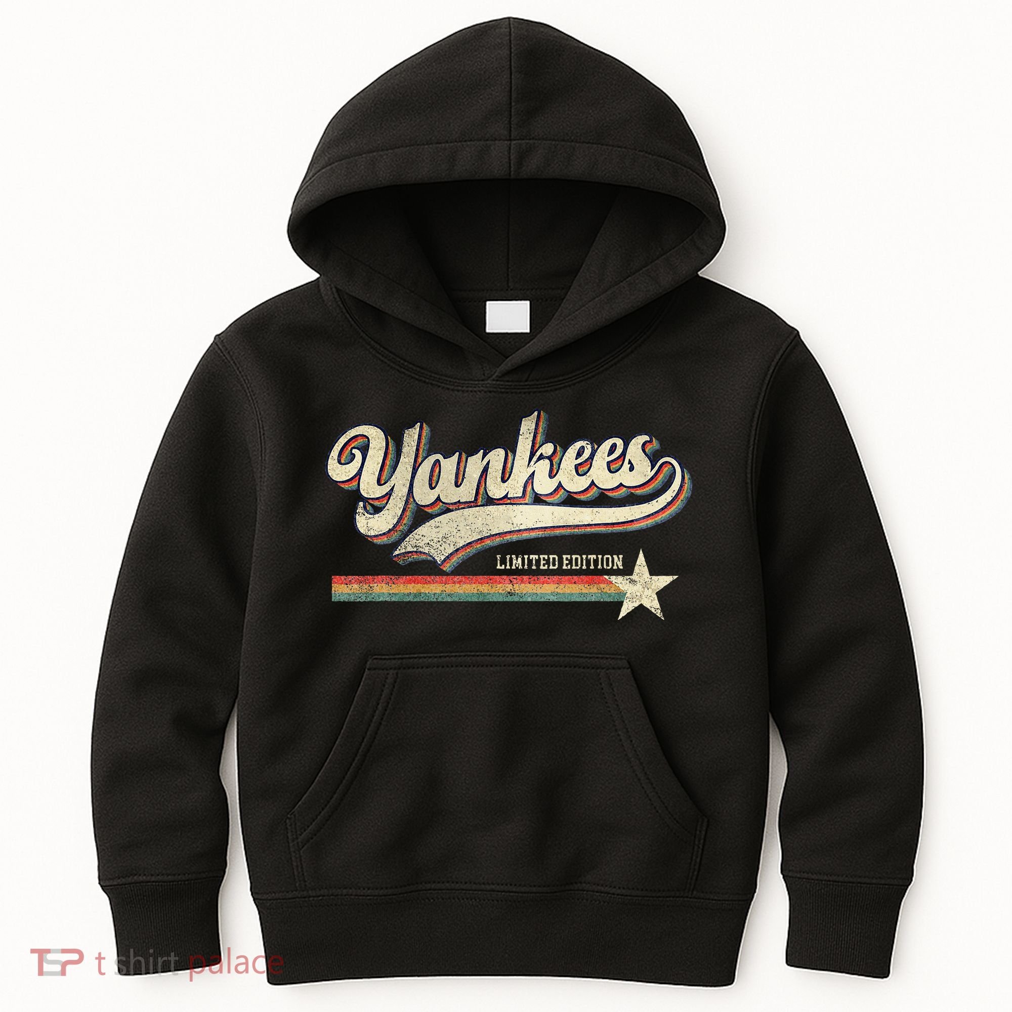 Yankee Retro Style 70s 80s First Name Kids Hoodie
