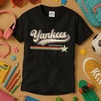 Yankee Retro Style 70s 80s First Name Kids T-Shirt thumb 3