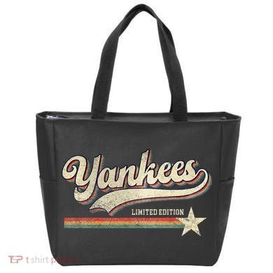 Yankee Retro Style 70s 80s First Name Tote Bag