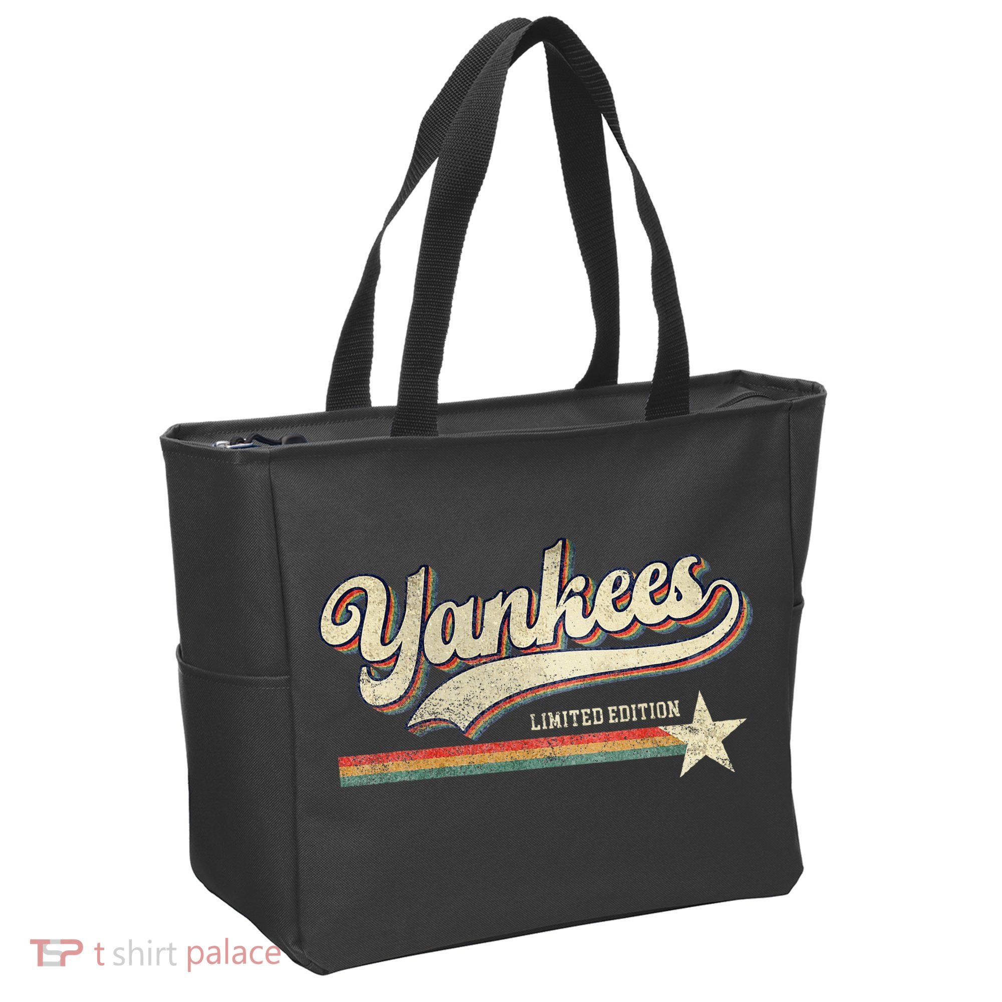 Yankee Retro Style 70s 80s First Name Tote Bag