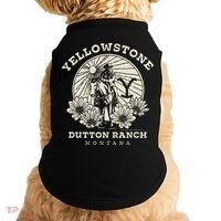 Yellowstone Ranch Solo Horseback Rider Doggie Tank thumb 0