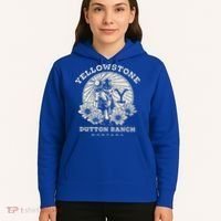 Yellowstone Ranch Solo Horseback Rider Hoodie thumb 5