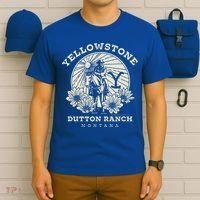 Yellowstone Ranch Solo Horseback Rider T-Shirt thumb 6