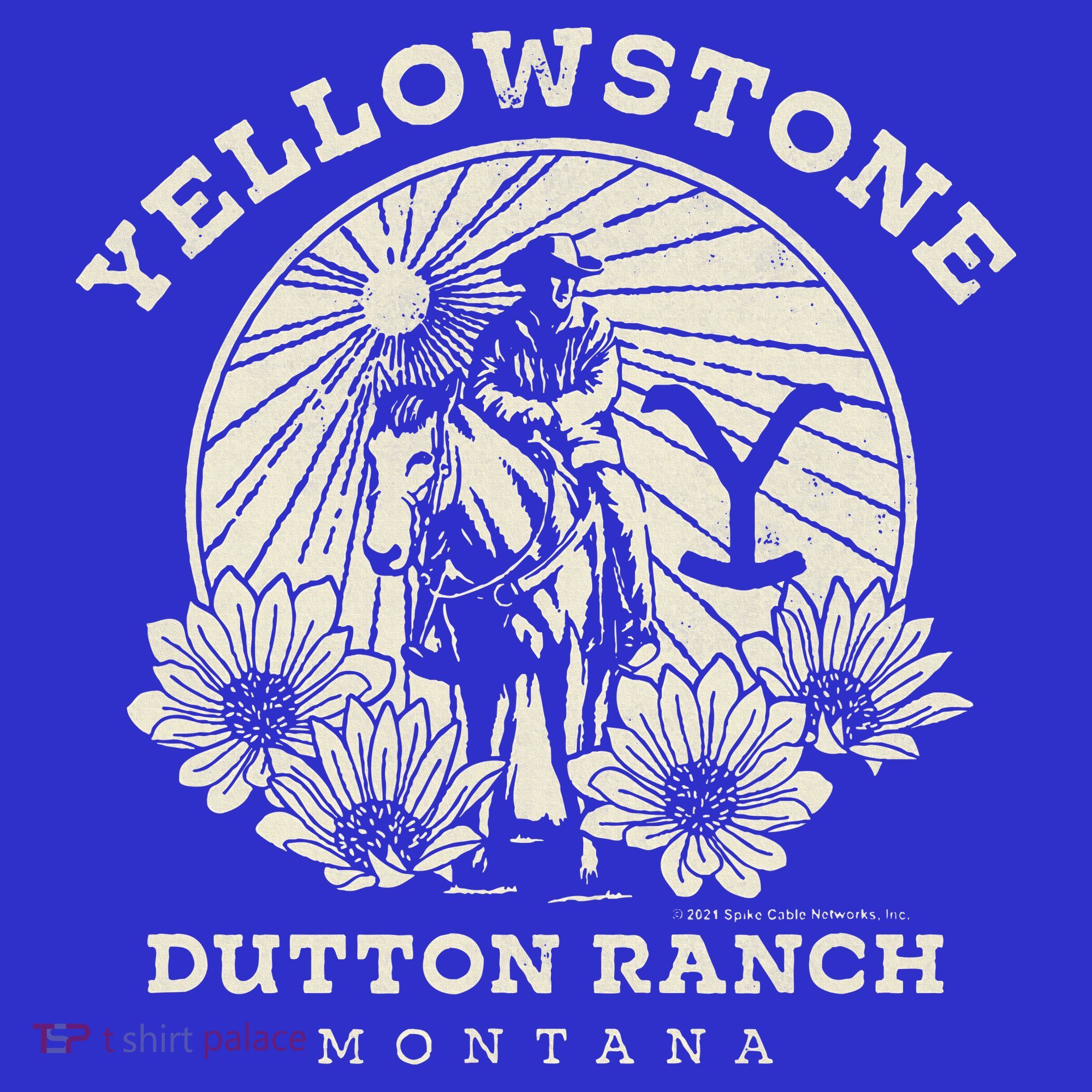Yellowstone Ranch Solo Horseback Rider T-Shirt