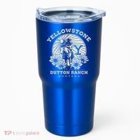 Yellowstone Ranch Solo Horseback Rider Tumbler thumb 0