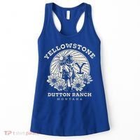 Yellowstone Ranch Solo Horseback Rider Women's Tank Top thumb 0