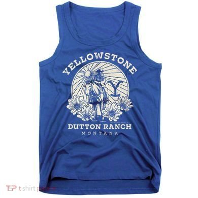 Yellowstone Ranch Solo Horseback Rider Tank Top